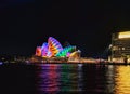 Sydney Opera House Lights Up duringÃ¢â¬â¹ Sydney's Vivid Festival 2017